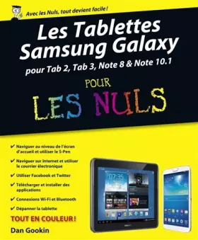 Couverture du produit · Les Tablettes Samsung Galaxy Pour les Nuls
