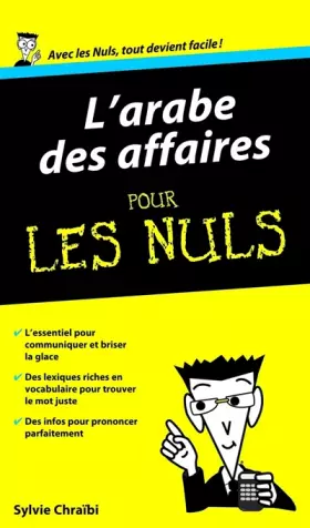 Couverture du produit · L'arabe des affaires Guide de conversation Pour les Nuls
