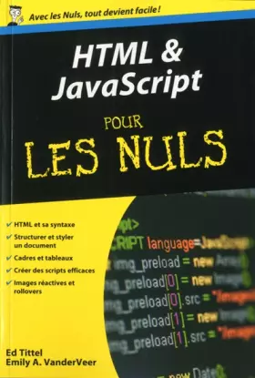 Couverture du produit · HTML et Javascript Poche Pour les Nuls