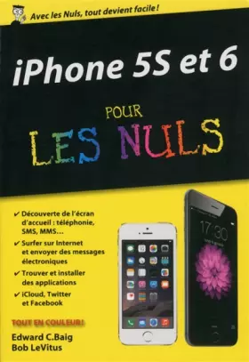 Couverture du produit · iPhone 5S et 6 pour les Nuls version poche