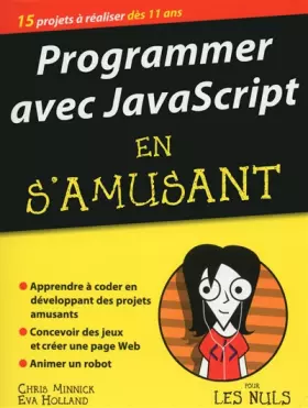 Couverture du produit · Programmer avec JavaScript en s'amusant mégapoche pour les Nuls