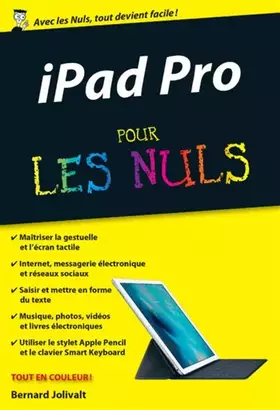 Couverture du produit · iPad Pro pour les Nuls poche