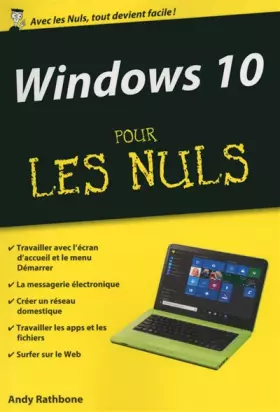 Couverture du produit · Windows 10 pour les Nuls poche