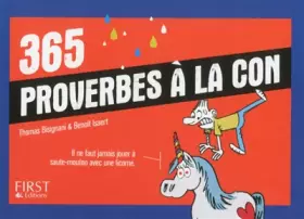 Couverture du produit · 365 proverbes à la con