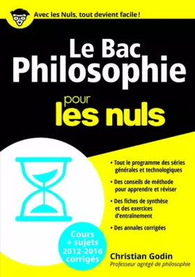 Couverture du produit · Le Bac Philosophie 2016 pour les Nuls
