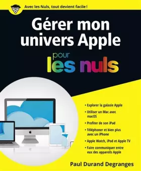 Couverture du produit · Gérer son univers Apple pour les Nuls