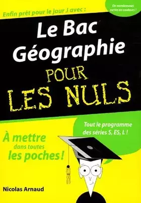 Couverture du produit · Le Bac Géographie pour les Nuls