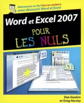 Couverture du produit · Word & Excel 2007 Pour les Nuls édition couleurs