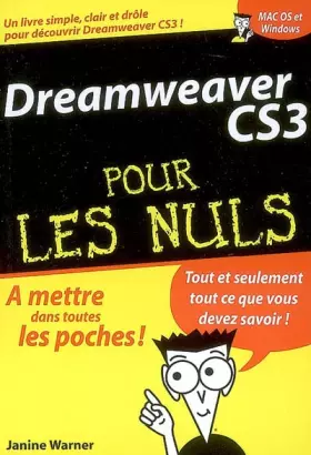 Couverture du produit · DREAMWEAVER CS3 POC PR NULS