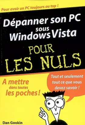 Couverture du produit · DEPANNER PC SS WINDOWS VISTA