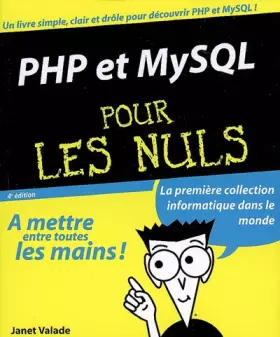 Couverture du produit · PHP & MYSQL 4E POUR LES NULS