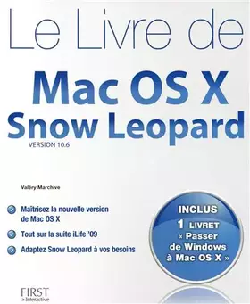 Couverture du produit · LIV DE MAC OS X SNOW LEOPARD