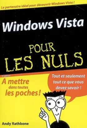 Couverture du produit · WINDOWS VISTA POC PR NULS 3ED