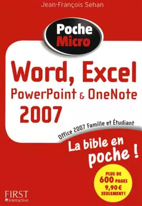 Couverture du produit · POC MICRO WORD, EXCEL 2007
