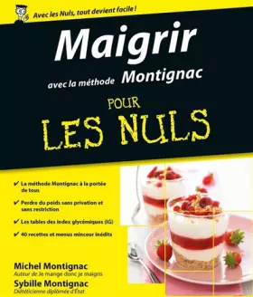 Couverture du produit · Maigrir avec la méthode Montignac Pour les nuls
