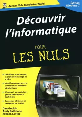 Couverture du produit · DECOUVR INFORMATIQUE POUR NULS