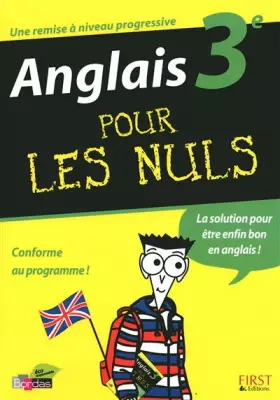 Couverture du produit · ANGLAIS 3E POUR LES NULS