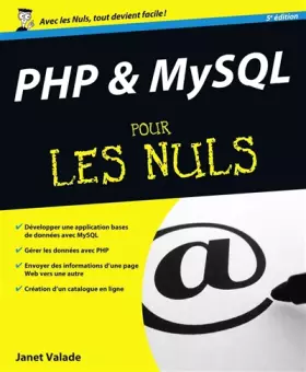 Couverture du produit · PHP et MySQL 5e Pour les Nuls