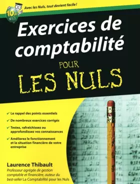 Couverture du produit · Exercices de comptabilité pour les Nuls