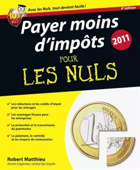 Couverture du produit · Payer moins d'impôts 4e Pour les nuls