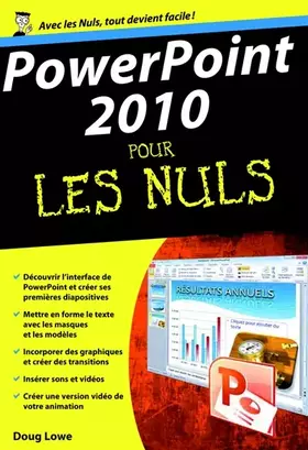 Couverture du produit · PowerPoint 2010 - Poche Pour les Nuls