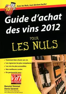 Couverture du produit · GUIDE D'ACHAT DES VINS 2012
