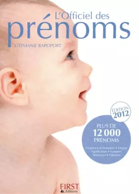 Couverture du produit · L'Officiel des prénoms