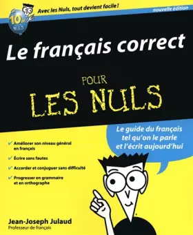 Couverture du produit · Le Français correct, 2e pour les Nuls
