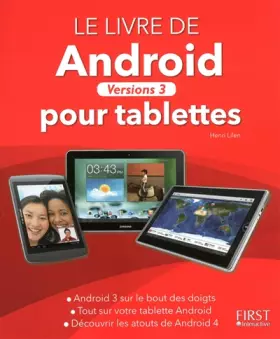 Couverture du produit · Le livre d'Android pour tablettes - Versions 3