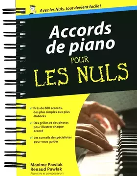 Couverture du produit · Accords de piano pour les Nuls