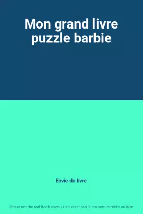 Couverture du produit · Mon grand livre puzzle barbie
