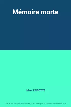 Couverture du produit · Mémoire morte