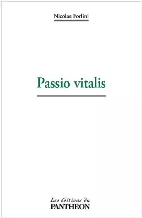 Couverture du produit · Passio vitalis