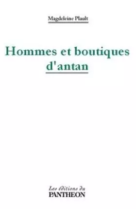 Couverture du produit · Hommes et boutiques d'antan