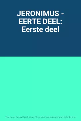 Couverture du produit · JERONIMUS - EERTE DEEL: Eerste deel