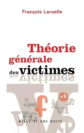 Couverture du produit · Théorie générale des victimes