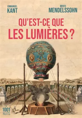 Couverture du produit · Qu'est-ce que les Lumières ?