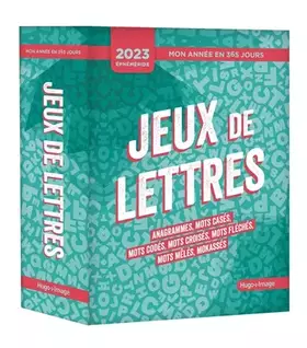 Couverture du produit · Mon année - 365 jeux de lettres 2023