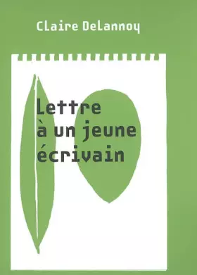Couverture du produit · Lettre à un jeune écrivain