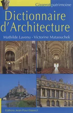 Couverture du produit · Dictionnaire d'architecture