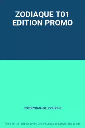 Couverture du produit · ZODIAQUE T01 EDITION PROMO
