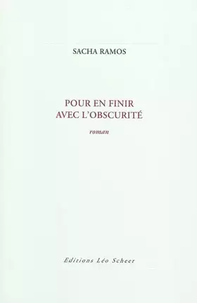 Couverture du produit · Pour en finir avec l'obscurité