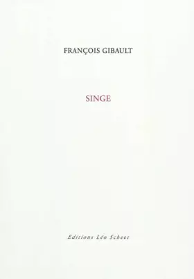 Couverture du produit · Singe