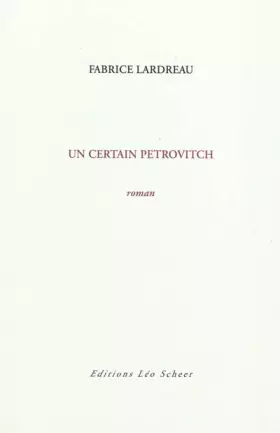 Couverture du produit · Un certain Pétrovitch