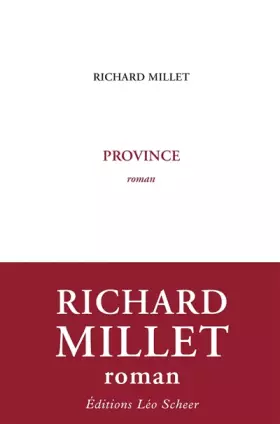 Couverture du produit · Province