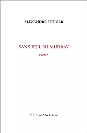 Couverture du produit · sans bill ni murray