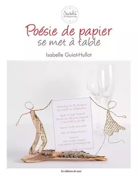 Couverture du produit · POESIE DE PAPIER : LA DECO DE TABLE