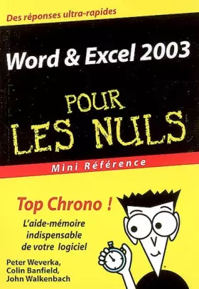 Couverture du produit · Word & Excel 2003 Mini Référence Pour Les Nuls