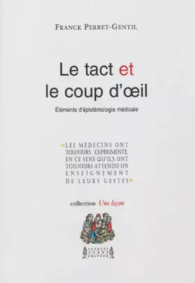 Couverture du produit · Le tact et le coup d'oeil