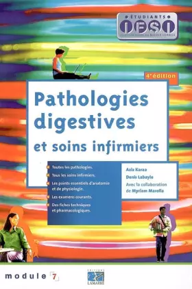 Couverture du produit · Pathologies digestives et soins infirmiers: Module 7